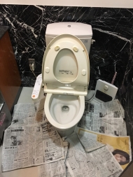 ＰＳＪ　一の宮店トイレ詰まり修理工事