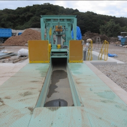 破砕機基礎工事