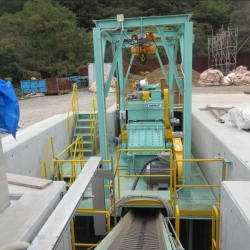 破砕機基礎工事