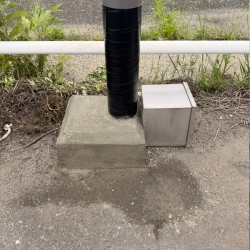 ＰＳＪ長府店街灯復旧工事写真