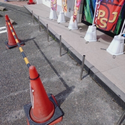 ＰＳＪ一の宮店のぼり埋設工事