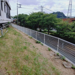 関門の宿　源平荘フェンス工事