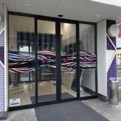 ＰＳＪ綾羅木店グラフィックシート貼り替え工事