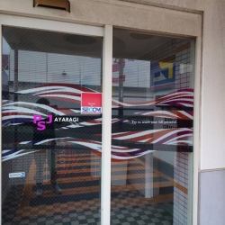 ＰＳＪ綾羅木店グラフィックシート貼り替え工事