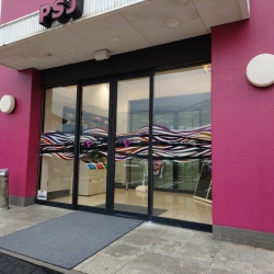 ＰＳＪ綾羅木店グラフィックシート貼り替え工事